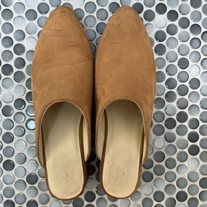Nisolo suede mules 8.5